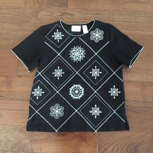 Alfred Dunner beaded shirt